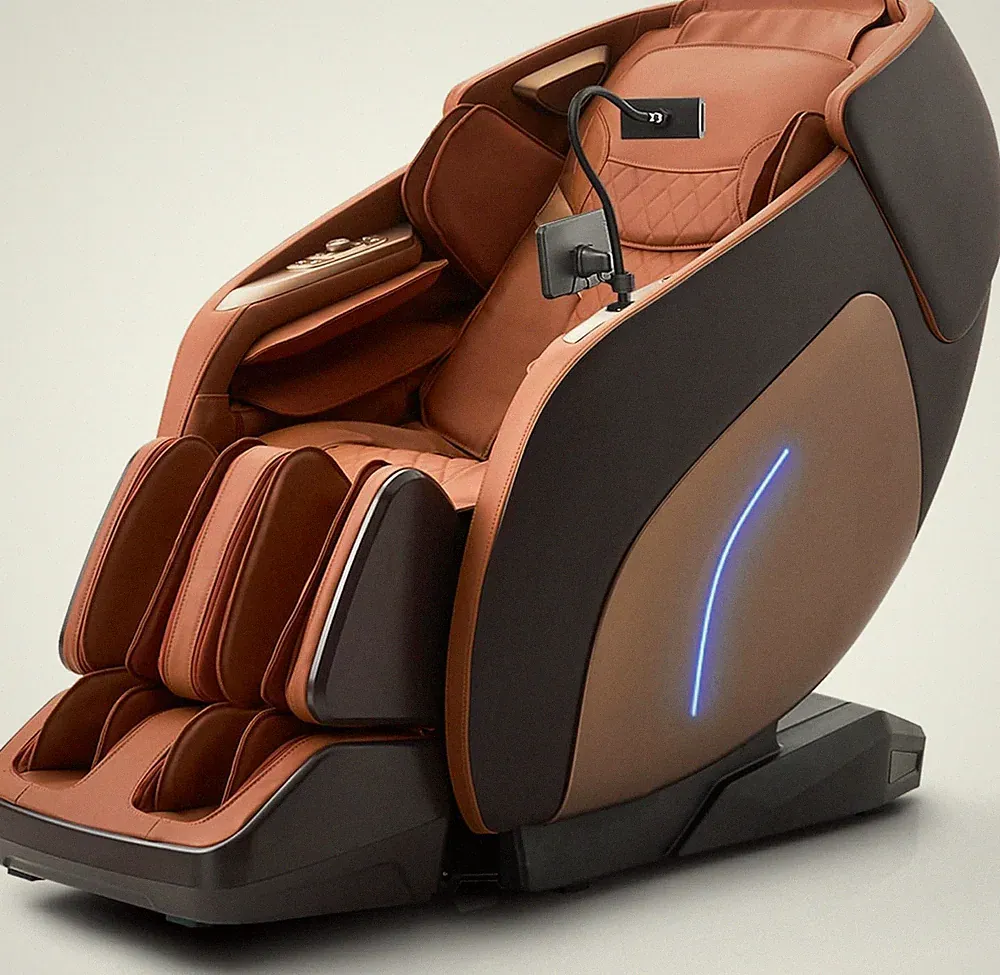 Luxury 3D Full Body Massage Chair with Zero Gravity & Bluetooth Speaker